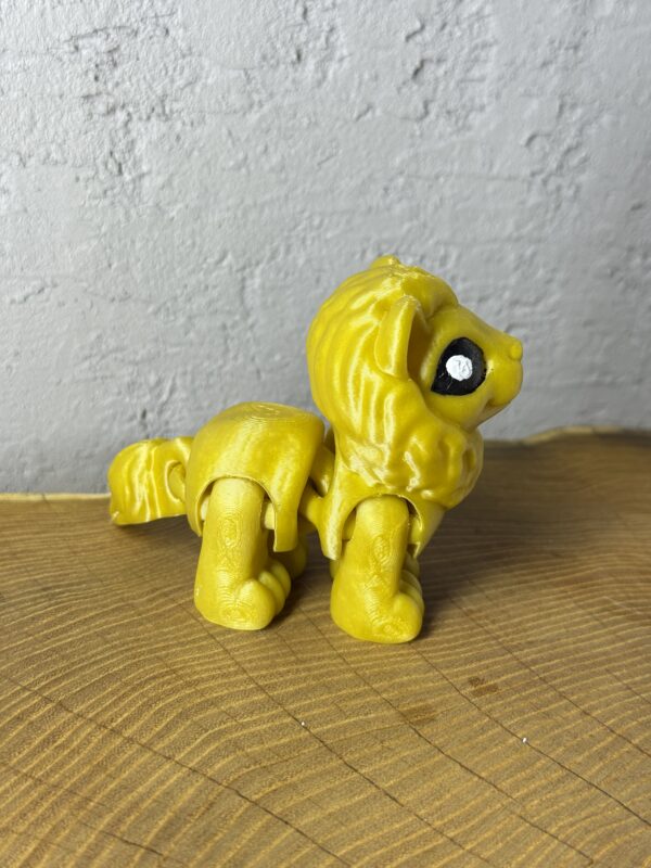 Lew 3D – unikalna ruchoma figurka, prezent, ręczne malowanie - obrazek 6