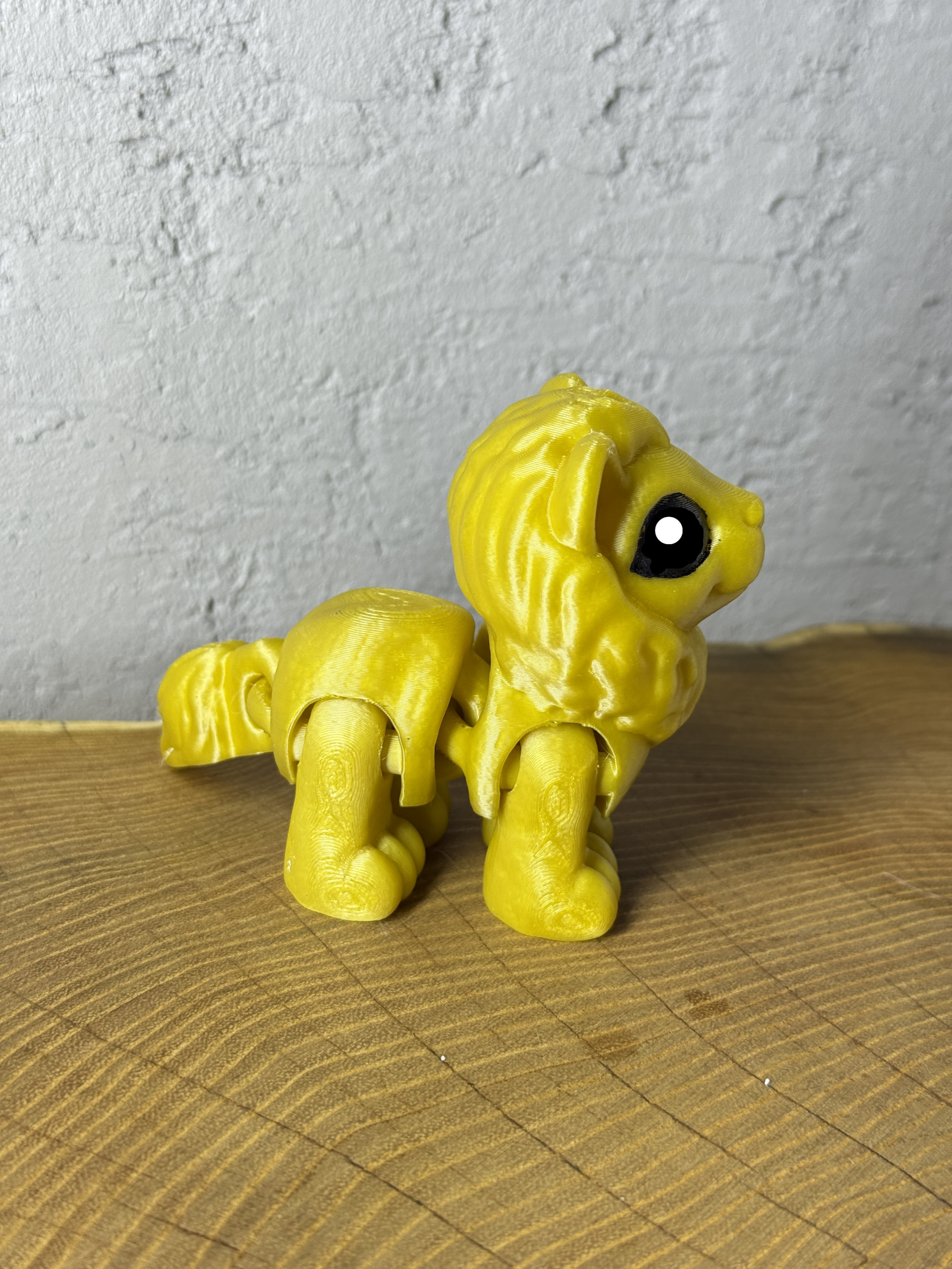 Lew 3D – unikalna ruchoma figurka, prezent, ręczne malowanie - obrazek 7