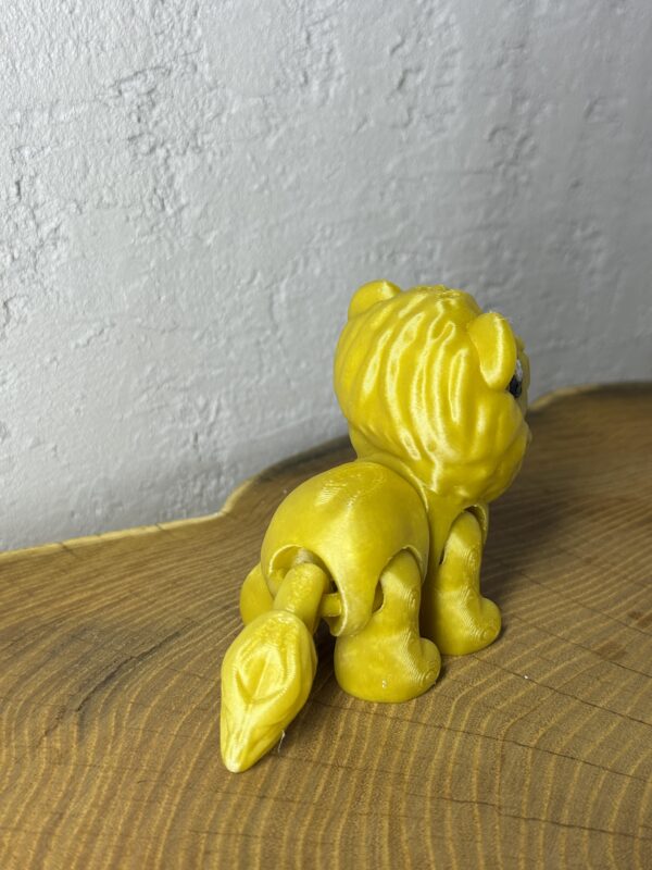 Lew 3D – unikalna ruchoma figurka, prezent, ręczne malowanie - obrazek 7