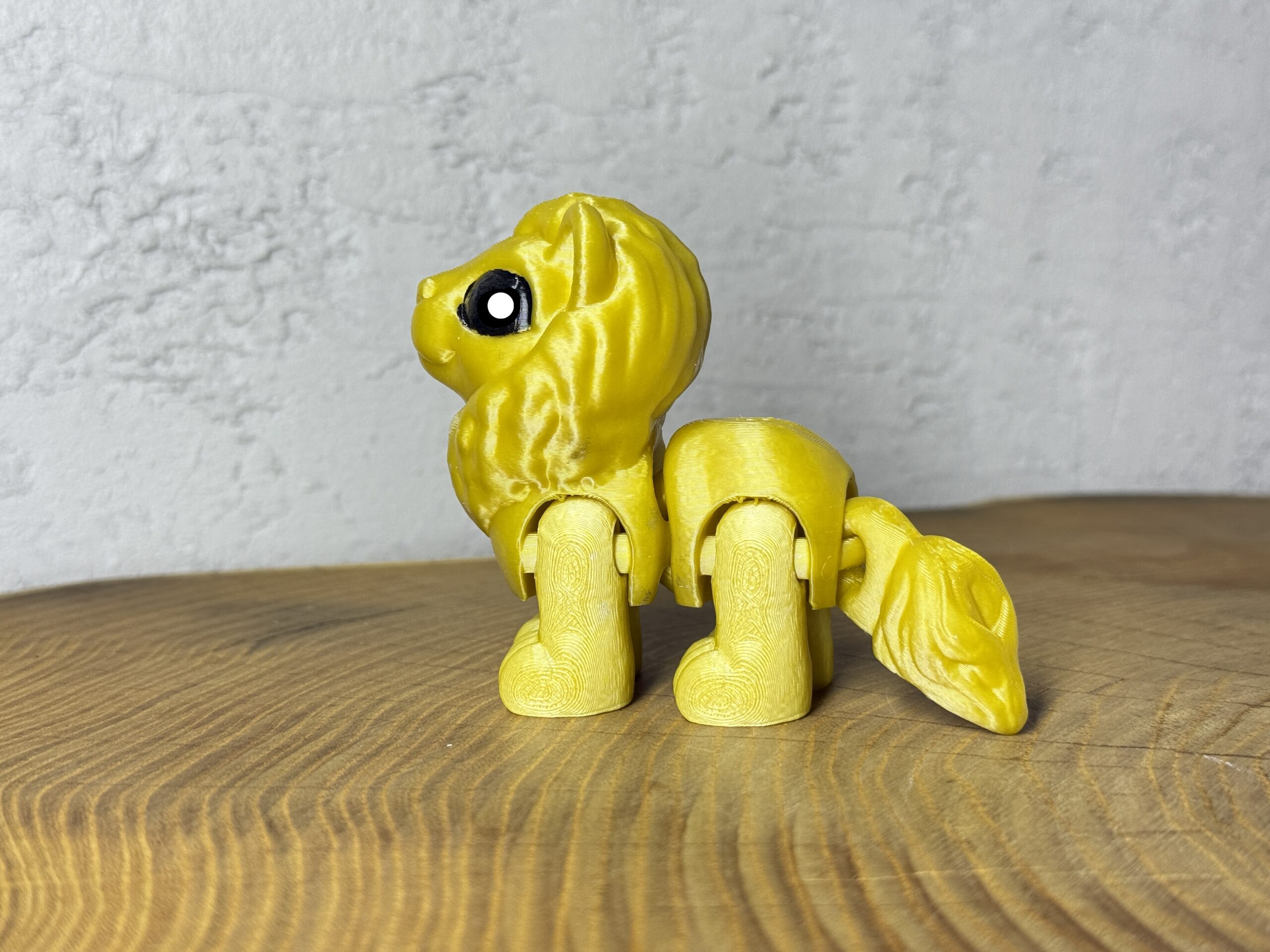 Lew 3D – unikalna ruchoma figurka, prezent, ręczne malowanie - obrazek 12