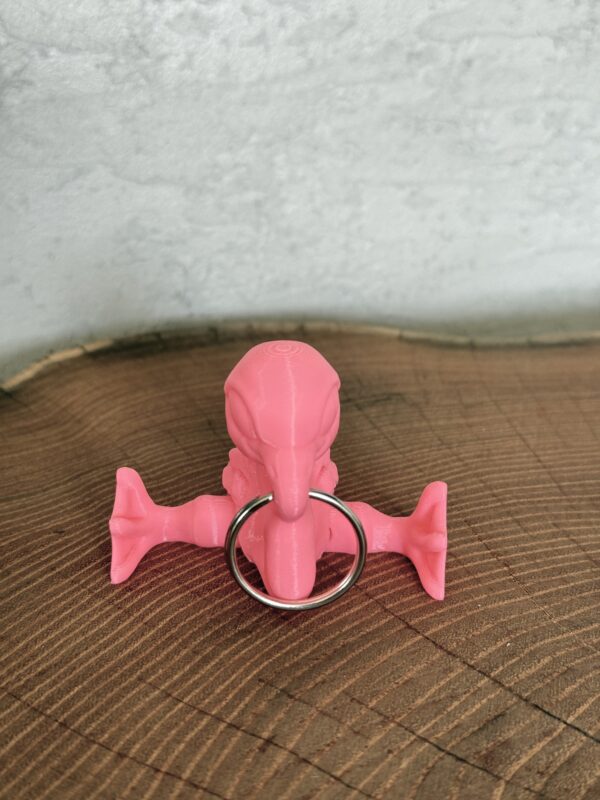 Ruchomy Flaming, dekoracja-mini figurka-zabawka-prezent-brelok - obrazek 6