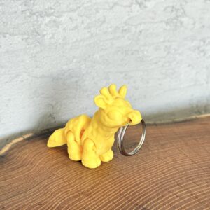 Ruchoma Żyrafa, dekoracja-mini figurka-zabawka-prezent-brelok