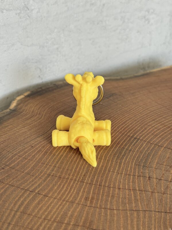 Ruchoma Żyrafa, dekoracja-mini figurka-zabawka-prezent-brelok - obrazek 8