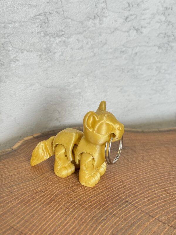 Ruchoma Lwica, dekoracja-mini figurka-zabawka-prezent-brelok - obrazek 2