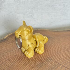 Ruchoma Lwica, dekoracja-mini figurka-zabawka-prezent-brelok