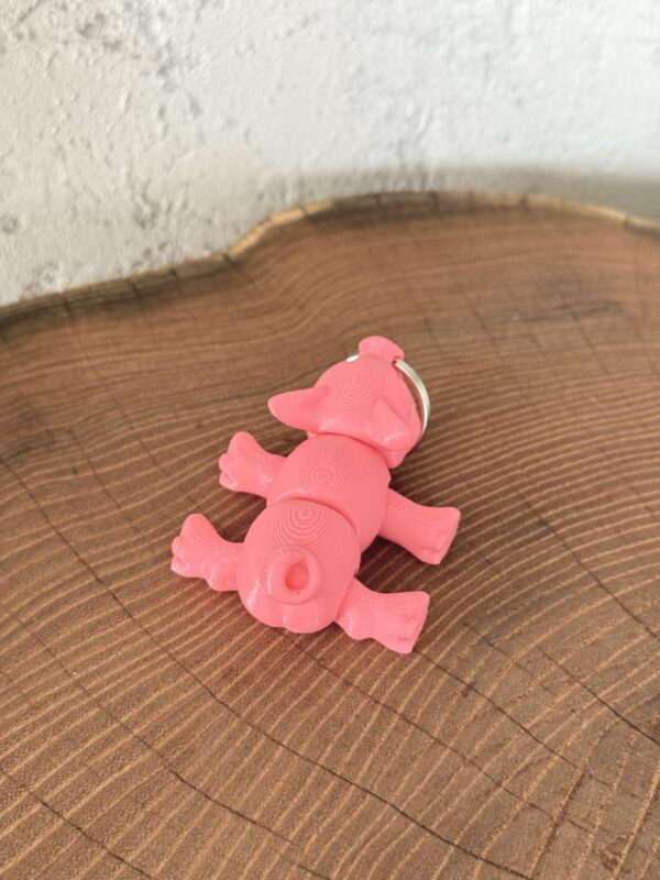 Ruchoma Świnka, dekoracja-mini figurka-zabawka-prezent-brelok - obrazek 7