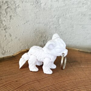 Ruchoma krówka, dekoracja-mini figurka-zabawka-prezent-brelok