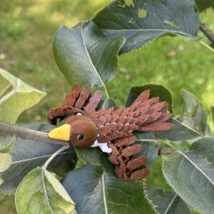 Jastrząb 3D – Pełen ruchu, wspaniały kolorowy ptak 3D, prezent, figurka, gadżet