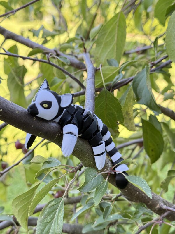 Ruchomy Lemur 3D, Wysoka jakość, Realistyczne detale, Antystresowy gadżet, Prezent - obrazek 4