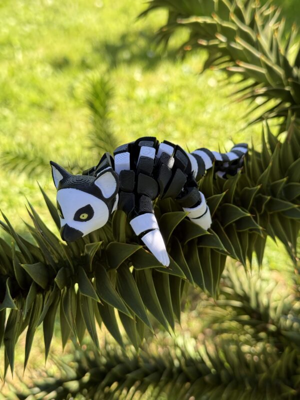 Ruchomy Lemur 3D, Wysoka jakość, Realistyczne detale, Antystresowy gadżet, Prezent - obrazek 5