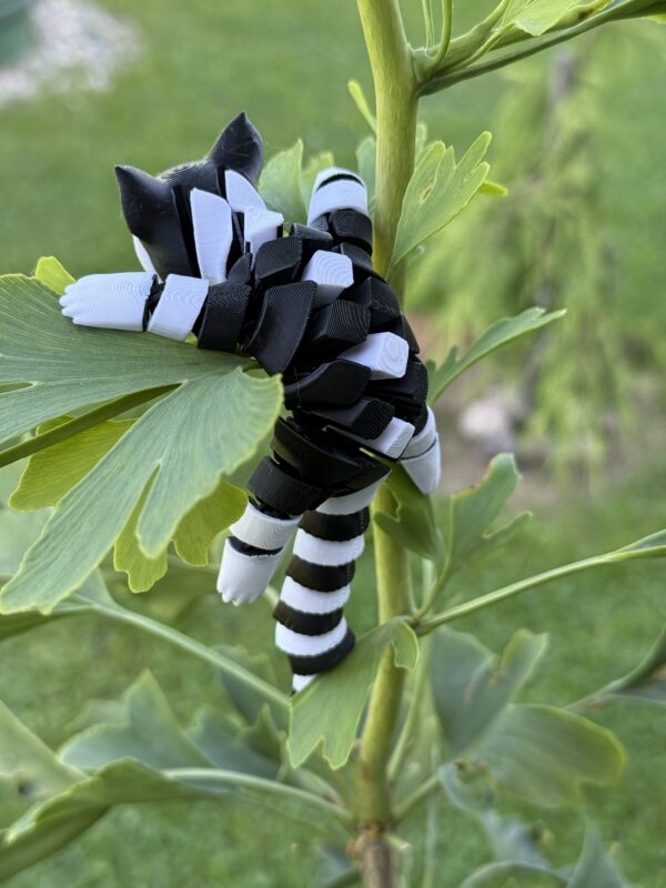 Ruchomy Lemur 3D, Wysoka jakość, Realistyczne detale, Antystresowy gadżet, Prezent - obrazek 11