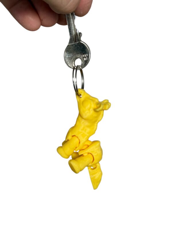 Ruchoma Żyrafa, dekoracja-mini figurka-zabawka-prezent-brelok - obrazek 2