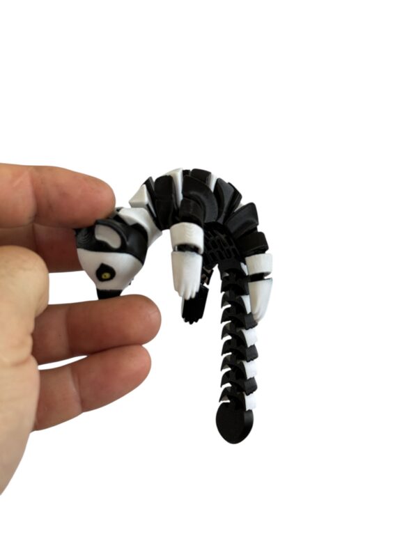 Ruchomy Lemur 3D, Wysoka jakość, Realistyczne detale, Antystresowy gadżet, Prezent - obrazek 2