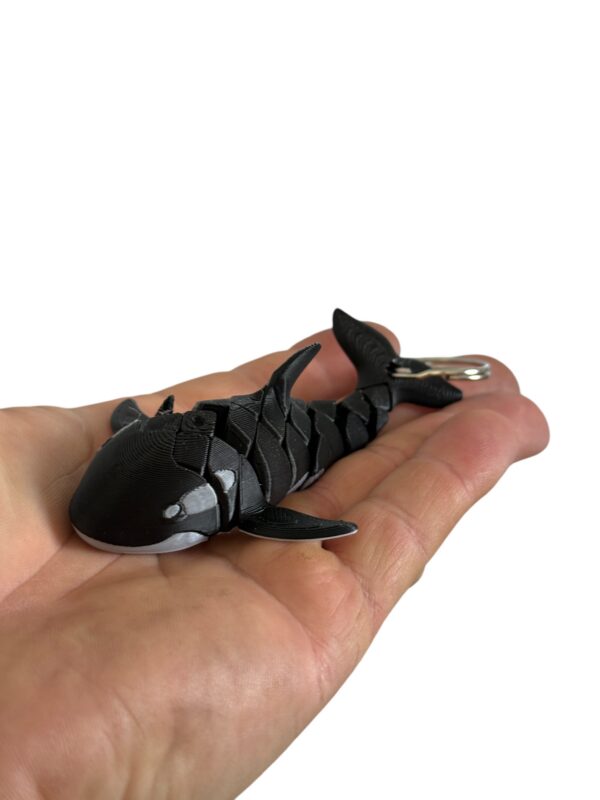 Brelok ruchoma Orka, druk 3D, dekoracja-mini figurka-zabawka-prezent - obrazek 8