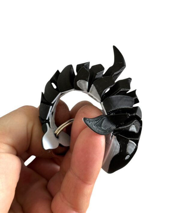 Brelok ruchoma Orka, druk 3D, dekoracja-mini figurka-zabawka-prezent - obrazek 9