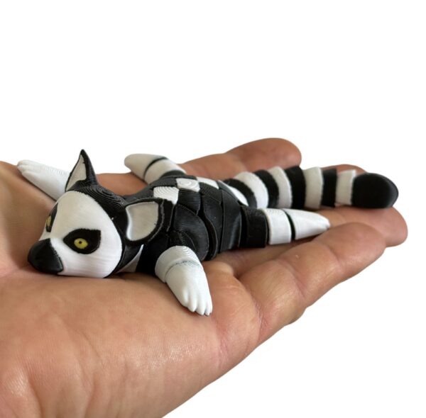 Ruchomy Lemur 3D, Wysoka jakość, Realistyczne detale, Antystresowy gadżet, Prezent - obrazek 14