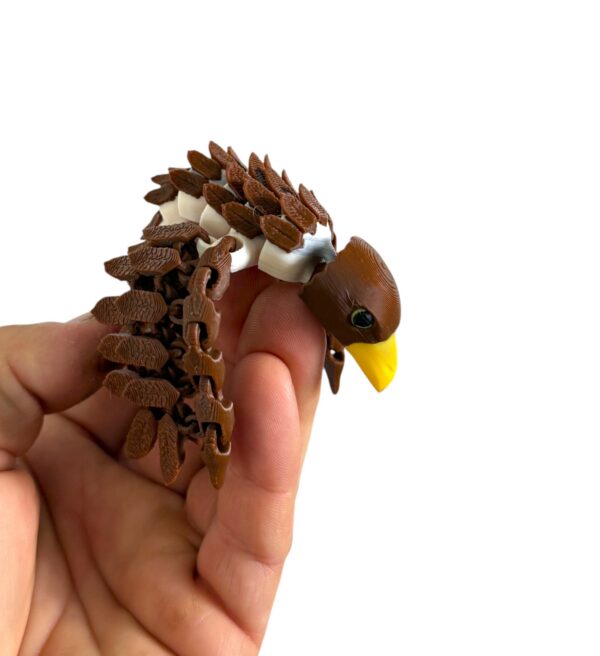 Jastrząb 3D – Pełen ruchu, wspaniały kolorowy ptak 3D, prezent, figurka, gadżet - obrazek 13