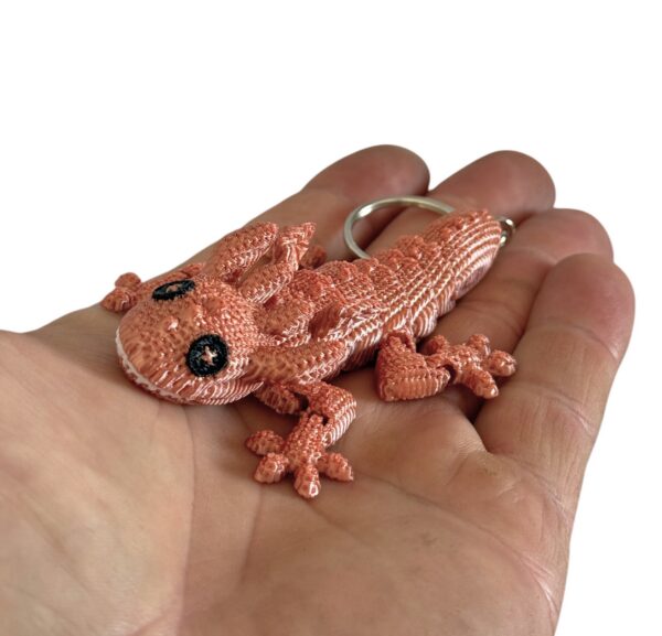 Brelok ruchomy Szydełkowy Smok, druk 3D, dekoracja-mini figurka-zabawka-prezent - obrazek 10