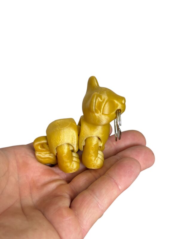 Ruchoma Lwica, dekoracja-mini figurka-zabawka-prezent-brelok - obrazek 8
