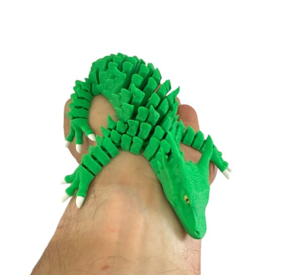 Ruchomy Smok Lądowy 3D wysoka jakość, realistyczne detale, antystresowy gadżet, prezent - obrazek 13