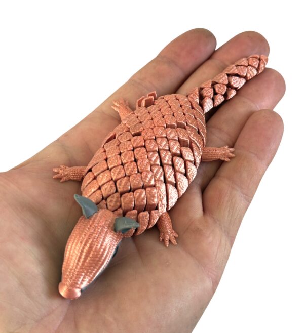 Ruchomy Pancernik 3D, wysoka jakość, realistyczne detale, antystresowy gadżet, prezent - obrazek 16