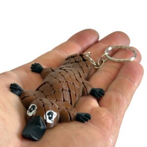 Brelok ruchomy Dziobak, dekoracja-mini figurka-zabawka-prezent