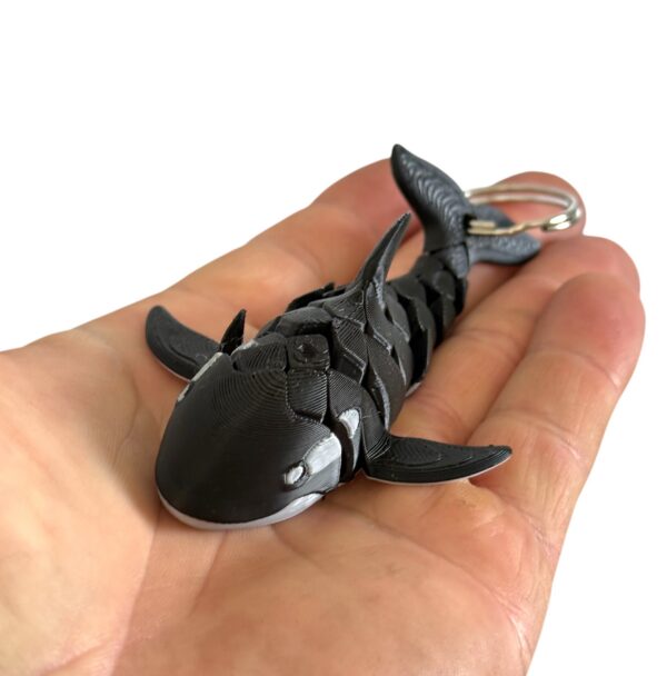 Brelok ruchoma Orka, druk 3D, dekoracja-mini figurka-zabawka-prezent - obrazek 11