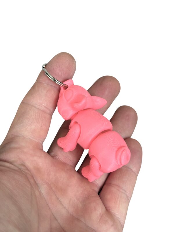 Ruchoma Świnka, dekoracja-mini figurka-zabawka-prezent-brelok - obrazek 11