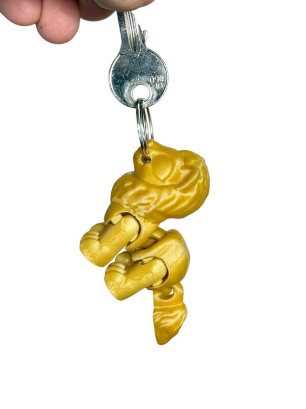 Ruchomy Lew, dekoracja-mini figurka-zabawka-prezent-brelok - obrazek 10