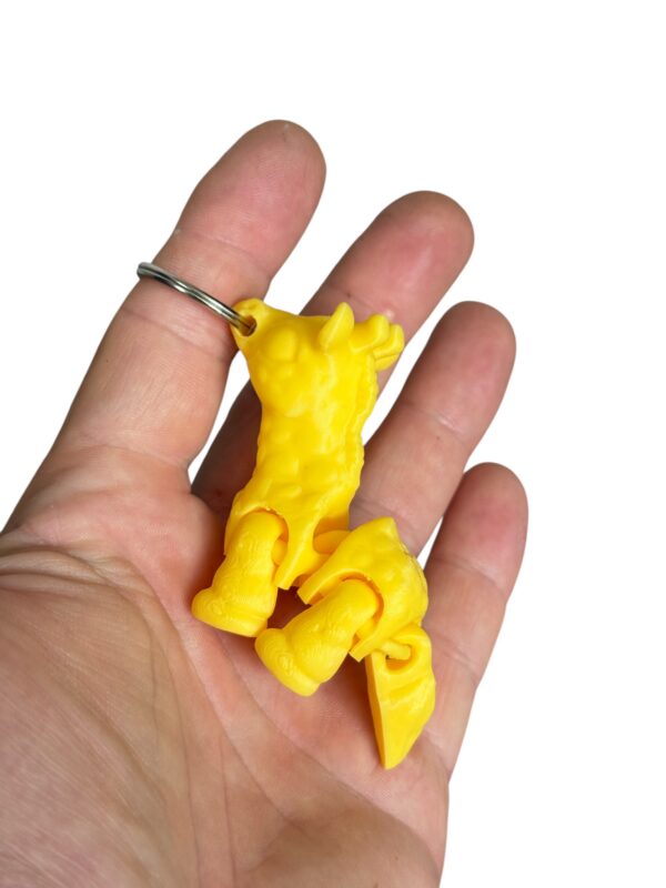 Ruchoma Żyrafa, dekoracja-mini figurka-zabawka-prezent-brelok - obrazek 10