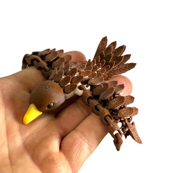 Jastrząb 3D – Pełen ruchu, wspaniały kolorowy ptak 3D, prezent, figurka, gadżet - obrazek 16