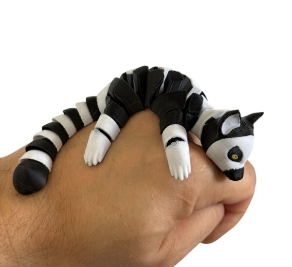 Ruchomy Lemur 3D, Wysoka jakość, Realistyczne detale, Antystresowy gadżet, Prezent - obrazek 16