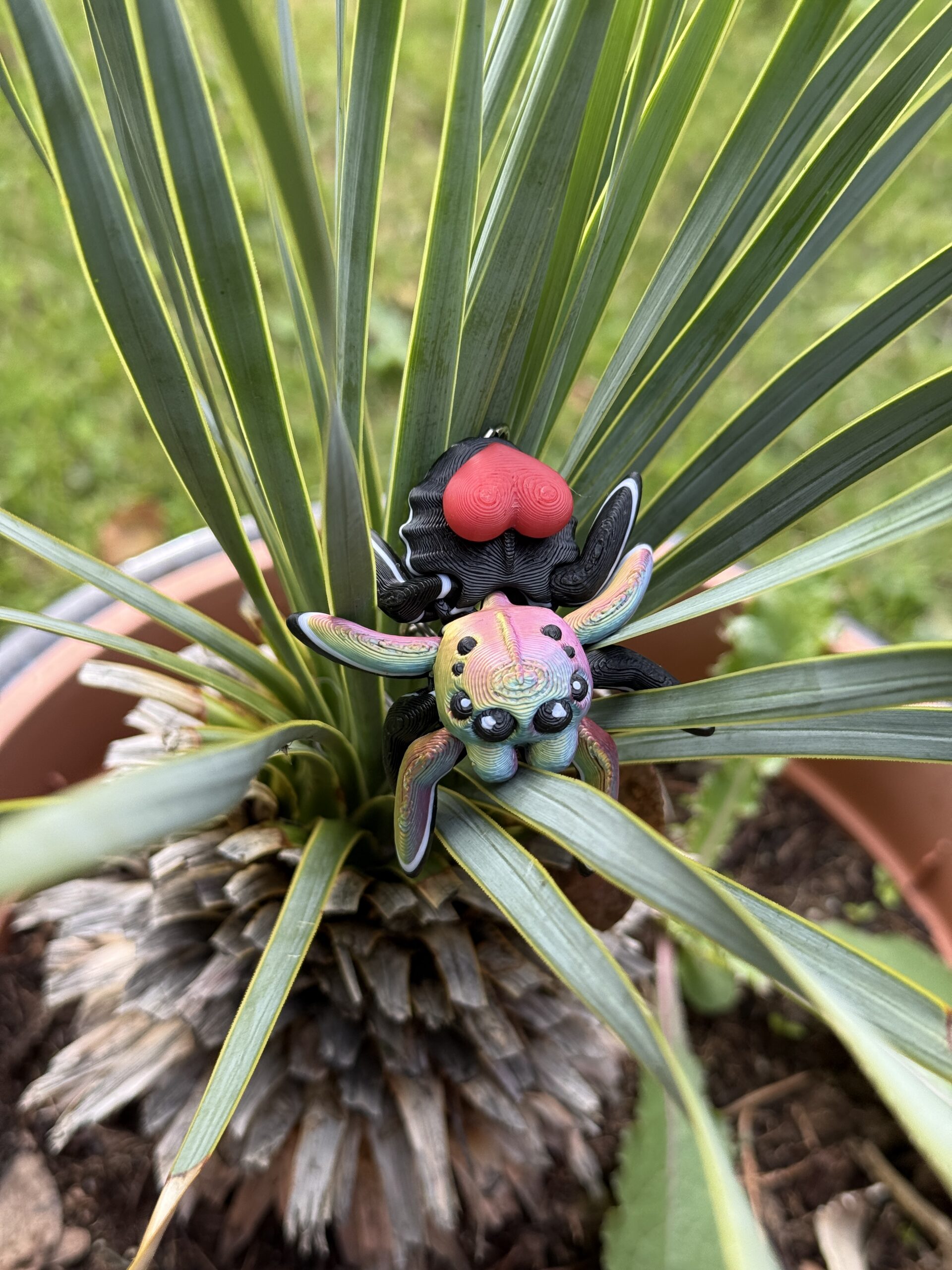 Pajączek Skakun z sercem – Przegubowa ruchoma mini figurka i brelok! - obrazek 11