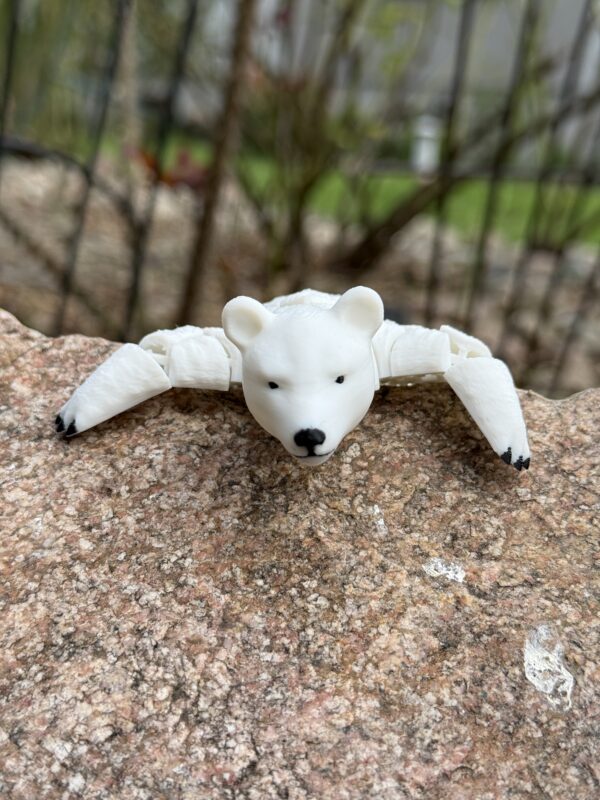 Niedźwiedź Polarny 3D – Segmentowy Lodowy Król, super gadżet, prezent - obrazek 9