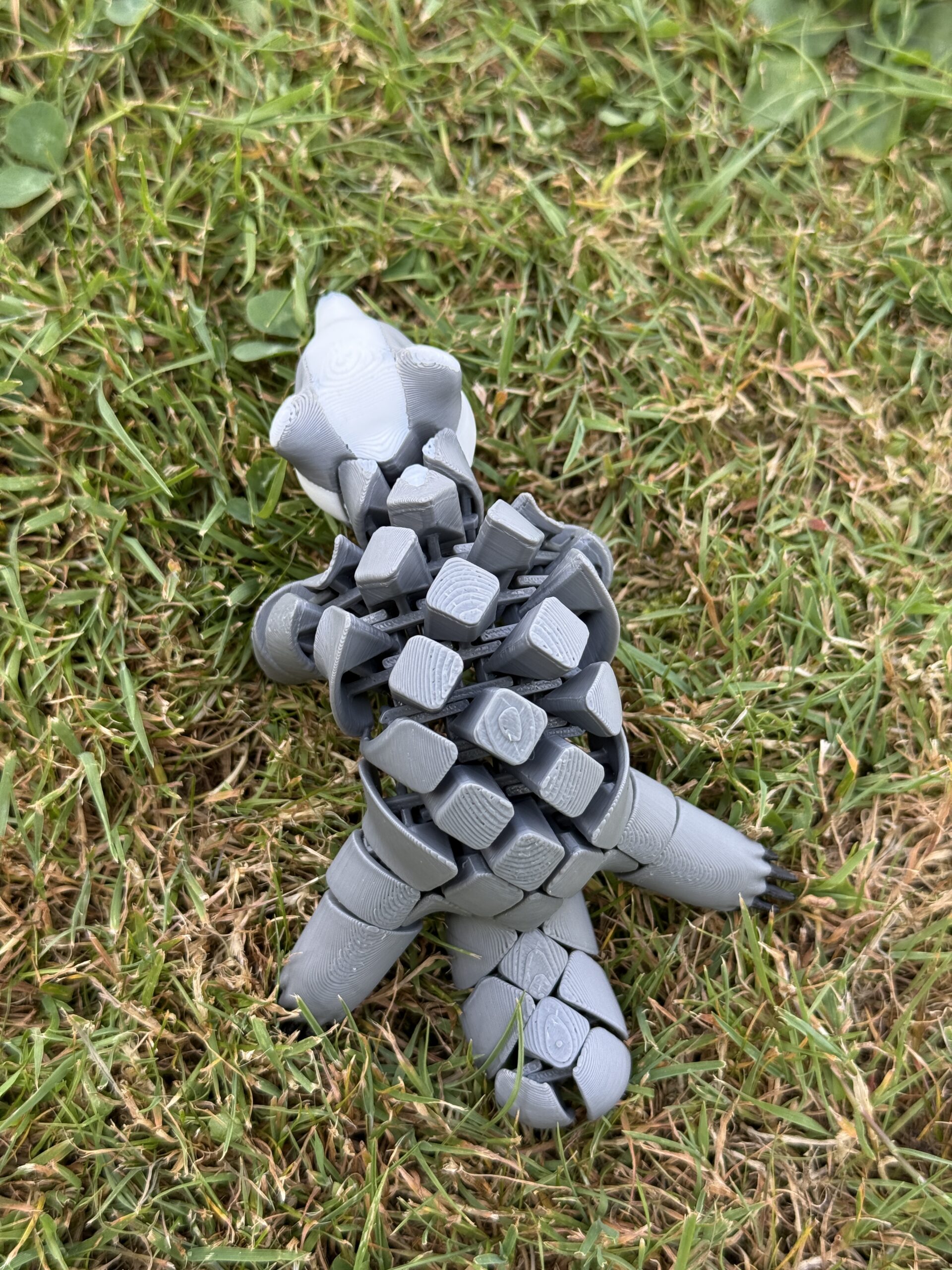 Borsuk segmentowy 3D ssak – ruchoma figurka, gadżet dekoracyjny, zabawka, prezent - obrazek 8