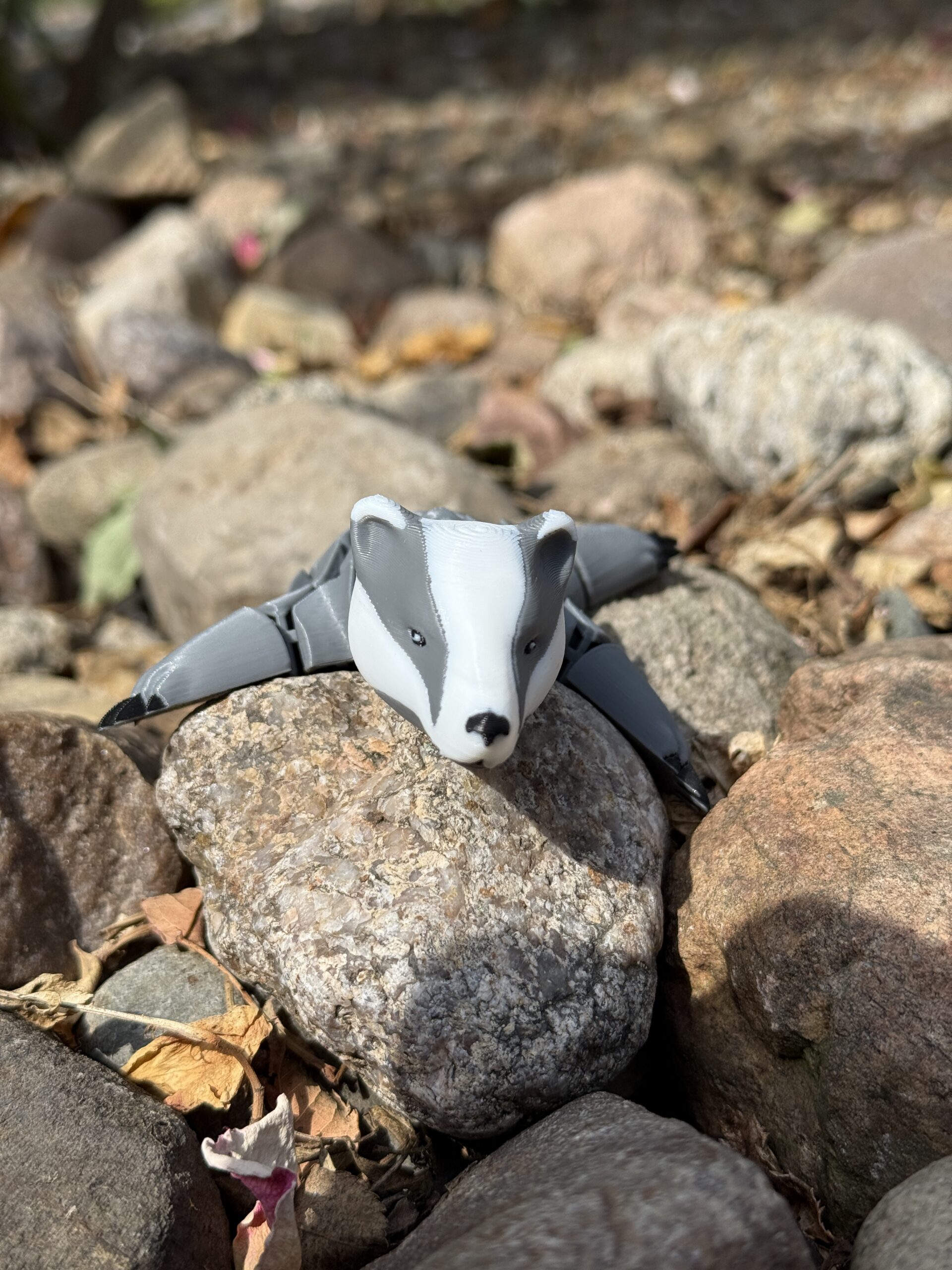 Borsuk segmentowy 3D ssak – ruchoma figurka, gadżet dekoracyjny, zabawka, prezent - obrazek 10