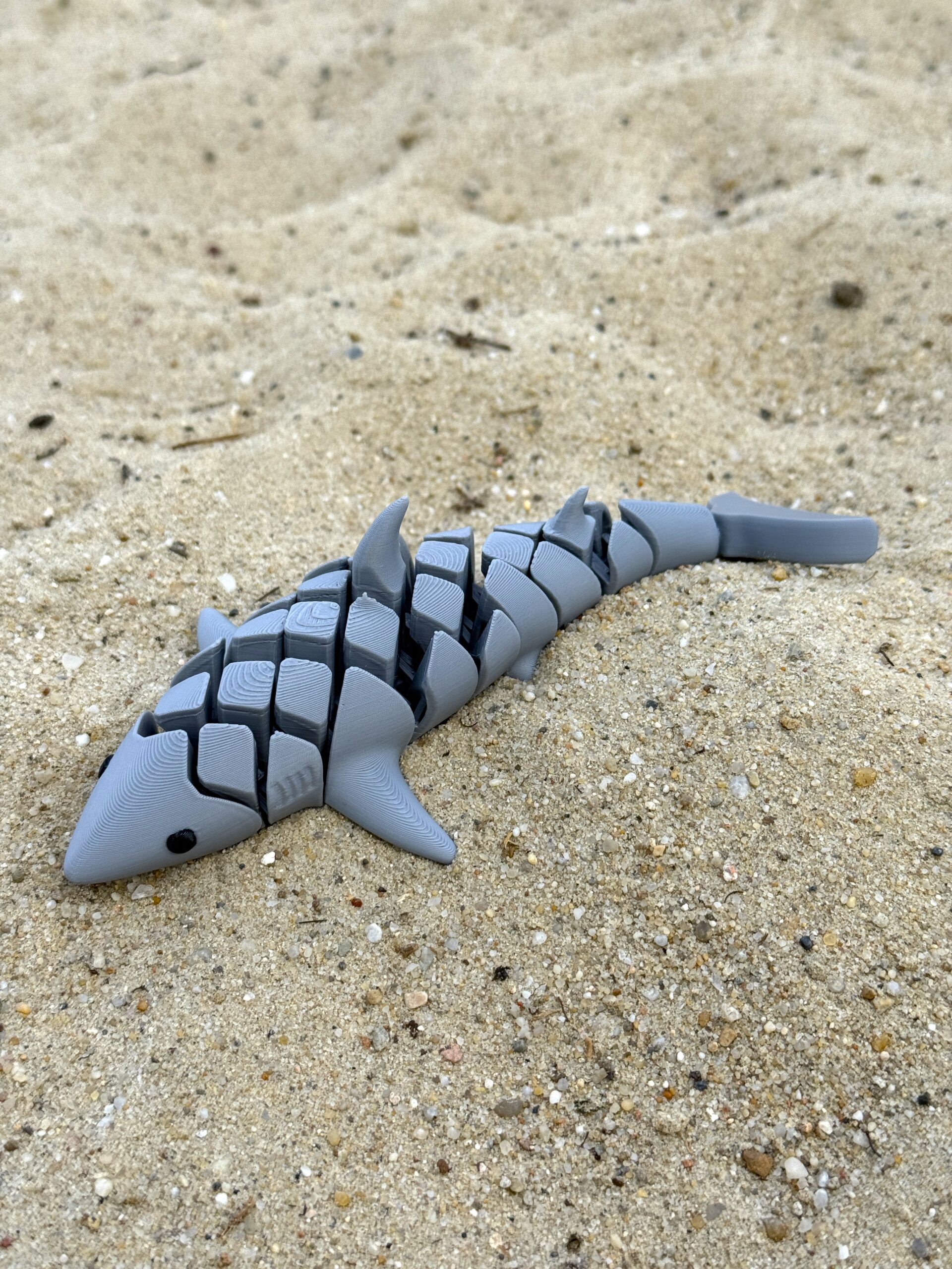 Rekin segmentowy3D – ruchoma figurka, gadżet dekoracyjny, zabawka - obrazek 5