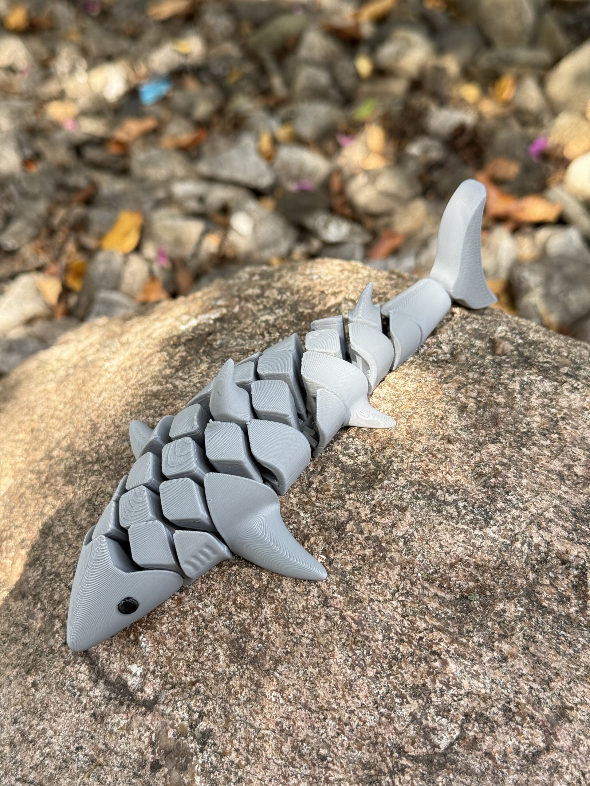 Rekin segmentowy3D – ruchoma figurka, gadżet dekoracyjny, zabawka - obrazek 8