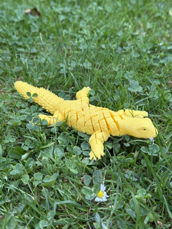 Jaszczurka Uromastyx (Biczogon) przegubowa 3D – pancerny gad z segmentów - obrazek 3
