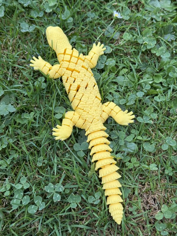 Jaszczurka Uromastyx (Biczogon) przegubowa 3D – pancerny gad z segmentów - obrazek 4