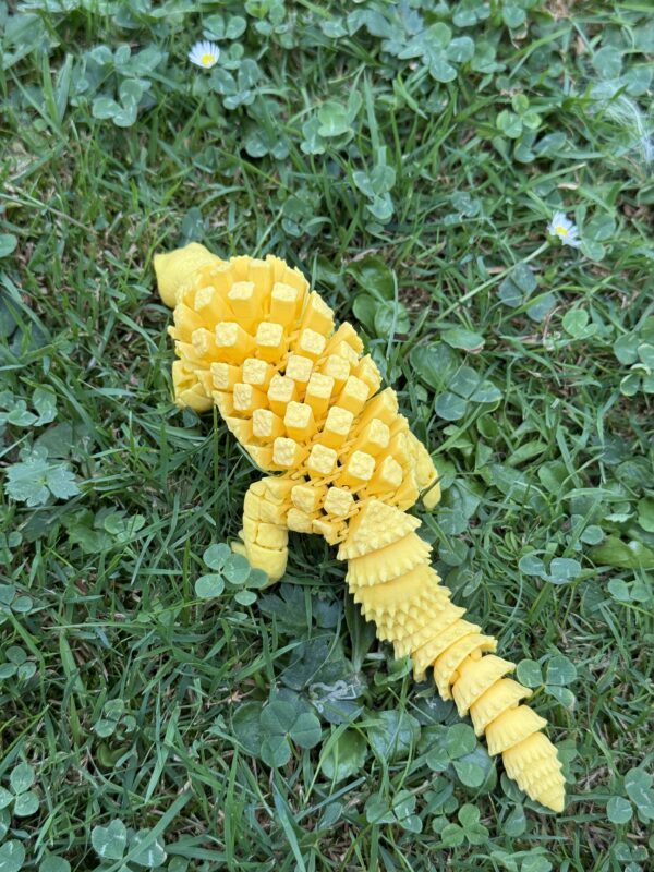 Jaszczurka Uromastyx (Biczogon) przegubowa 3D – pancerny gad z segmentów - obrazek 5