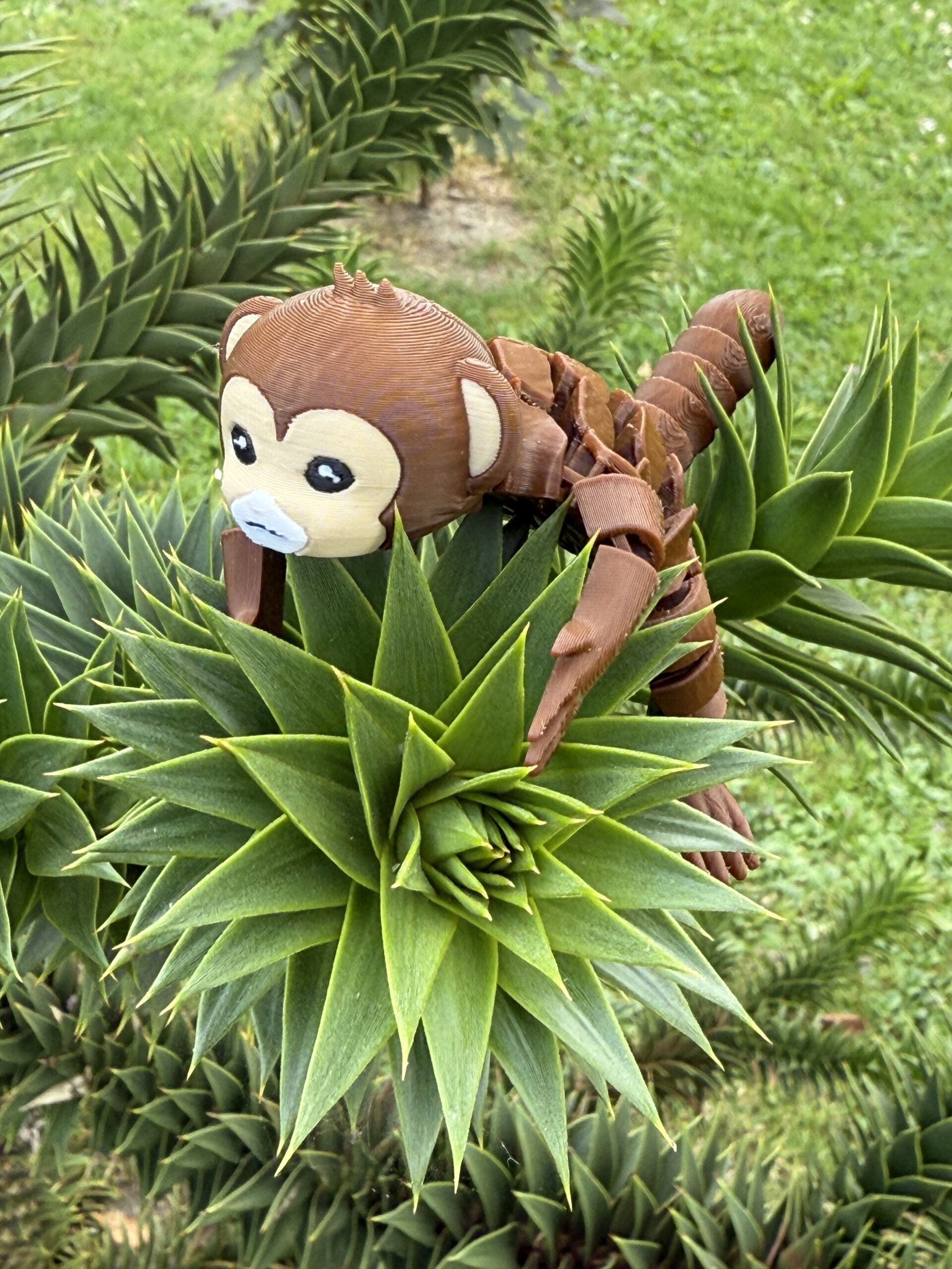 Figurka Małpki 3D – Przegubowa, Segmentowa, Gadżet, prezent, niespodzianka - obrazek 4