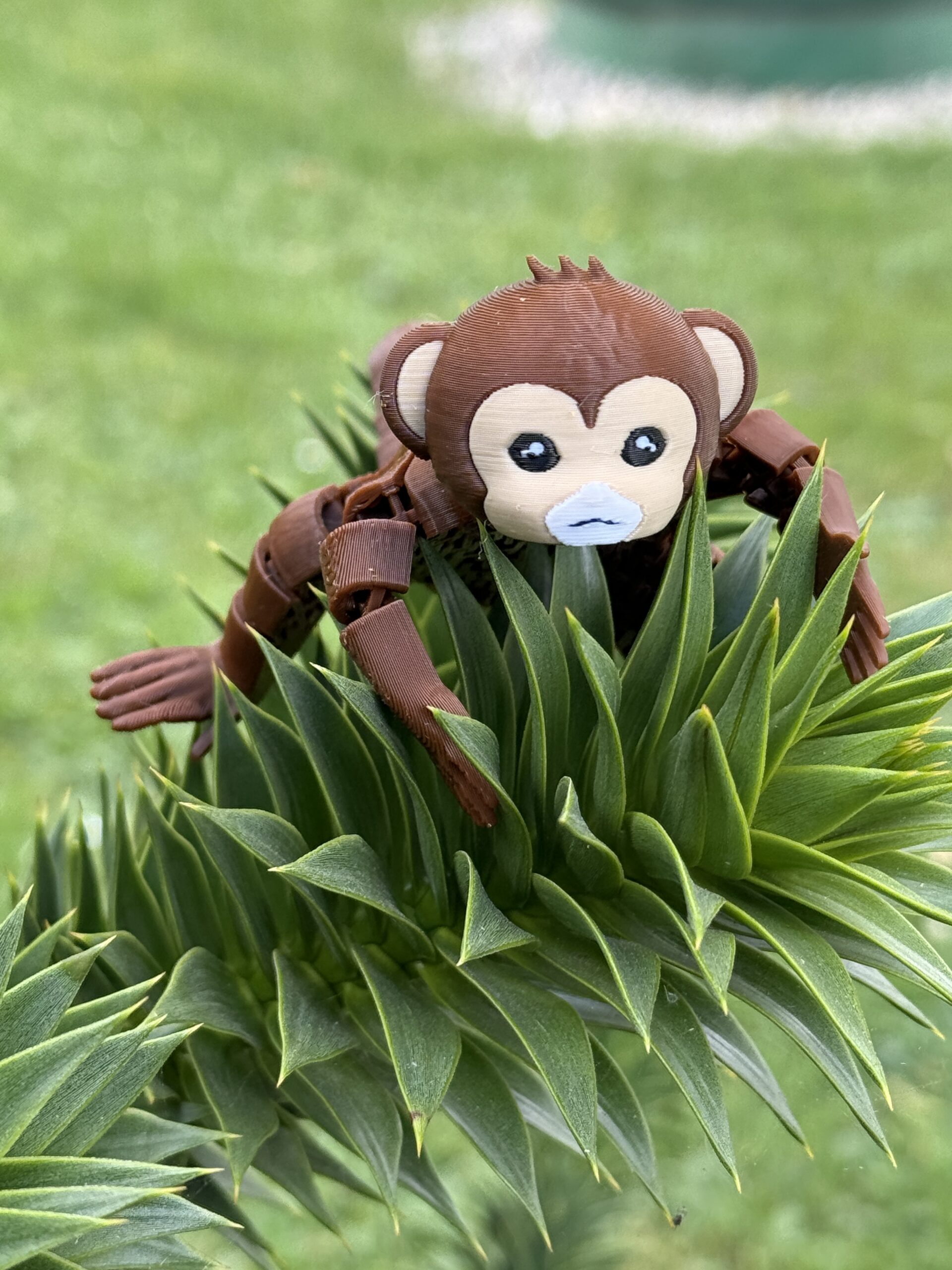 Figurka Małpki 3D – Przegubowa, Segmentowa, Gadżet, prezent, niespodzianka - obrazek 2