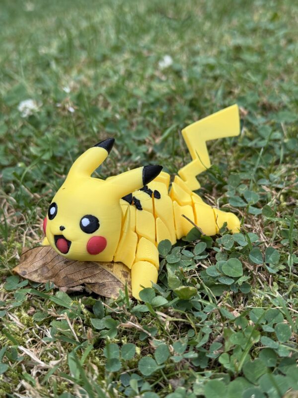 Figurka Pikachu 3D gadżet, zabawka antystresowa, dekoracja, prezent, Pokemon - obrazek 5