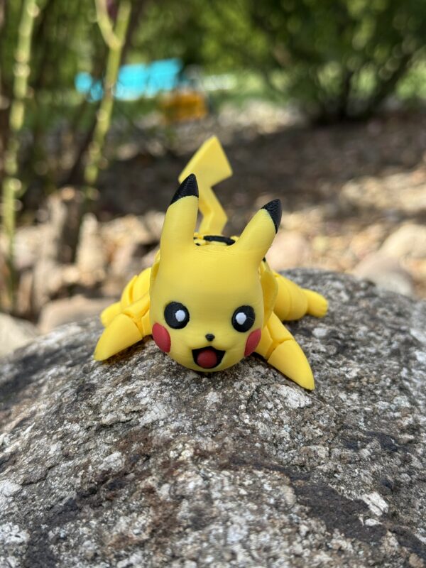Figurka Pikachu 3D gadżet, zabawka antystresowa, dekoracja, prezent, Pokemon - obrazek 9