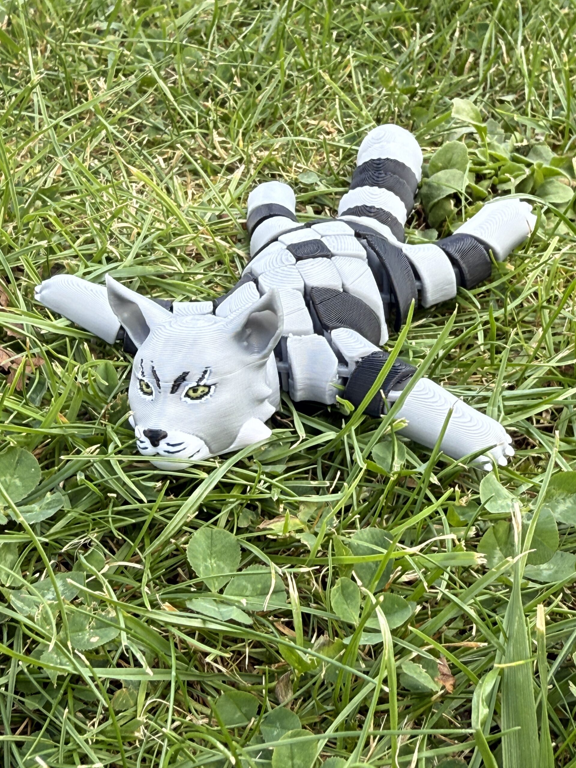 Ryś amerykański segmentowy 3D – zabawka antystresowa, prezent, gadżet - obrazek 5