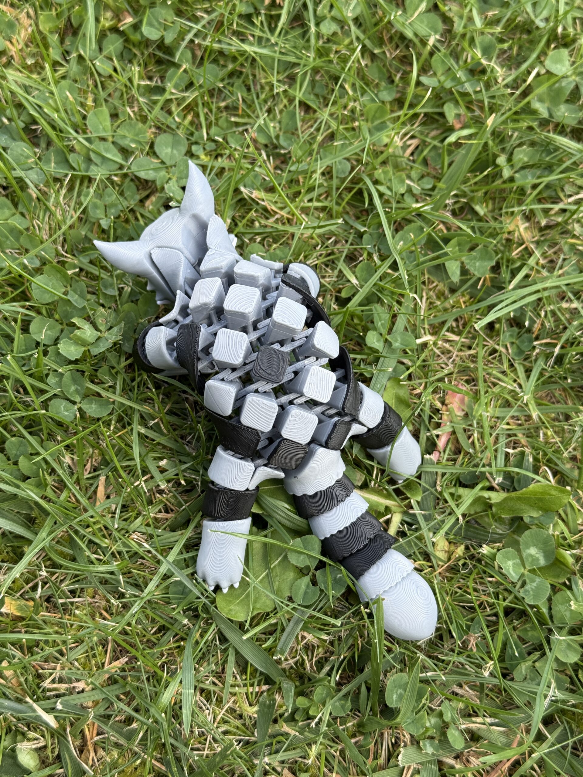 Ryś amerykański segmentowy 3D – zabawka antystresowa, prezent, gadżet - obrazek 7