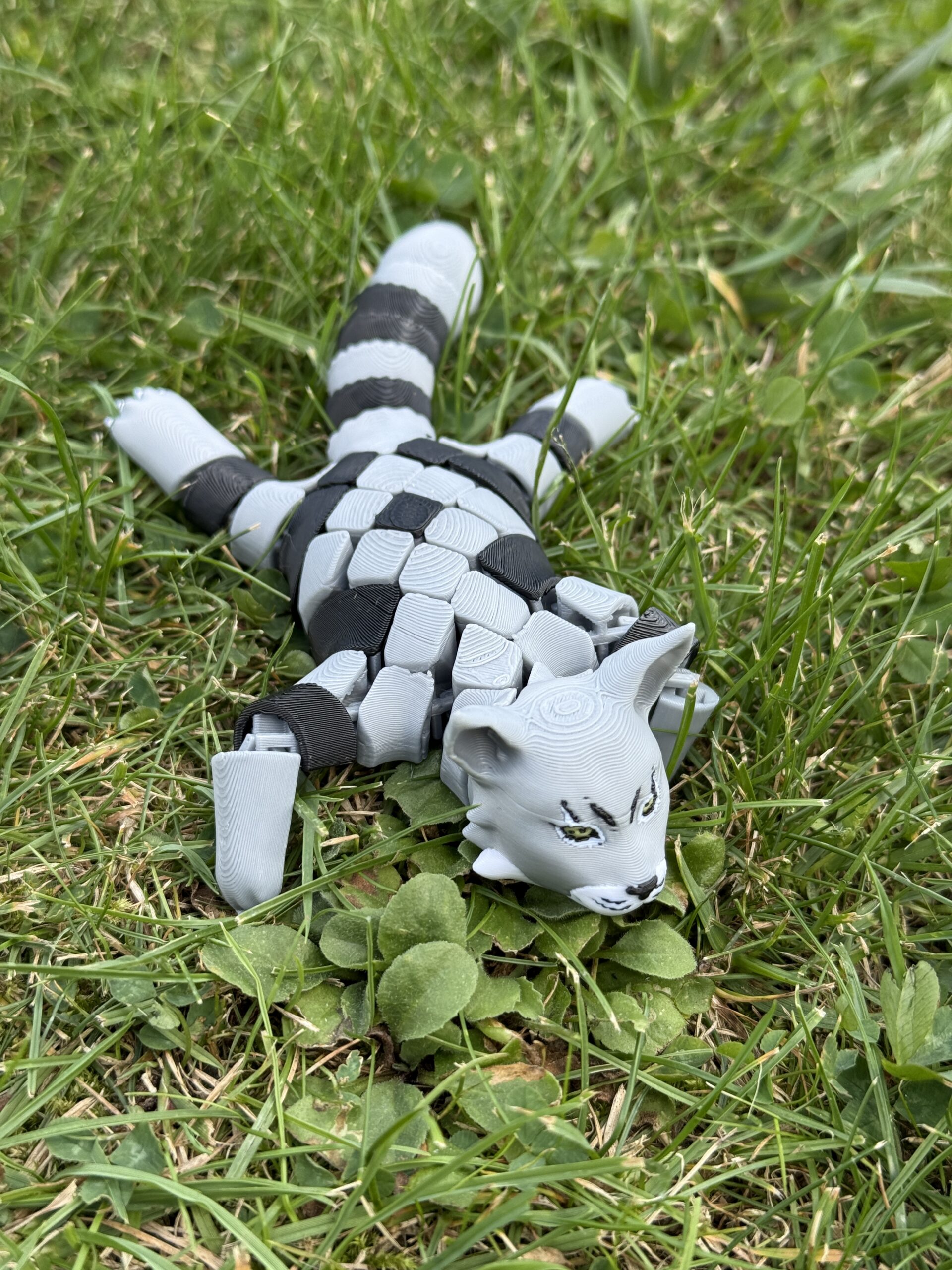 Ryś amerykański segmentowy 3D – zabawka antystresowa, prezent, gadżet - obrazek 8