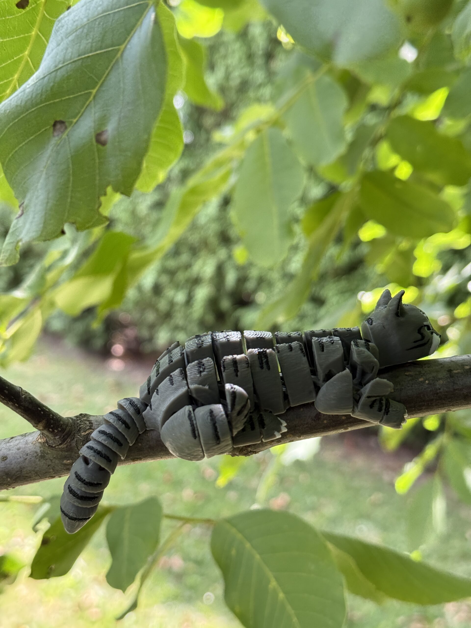 Kot segmentowy 3D ruchoma figurka, druk 3D, gadżet dekoracyjny, prezent - obrazek 8