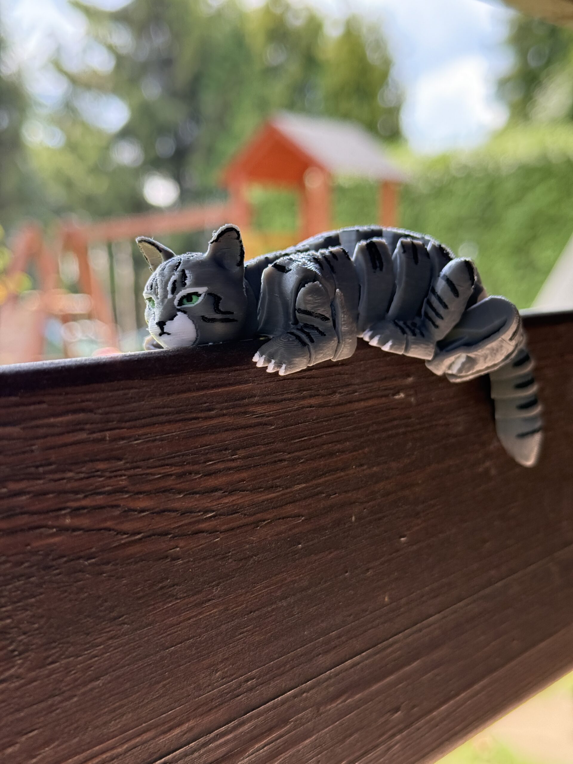 Kot segmentowy 3D ruchoma figurka, druk 3D, gadżet dekoracyjny, prezent - obrazek 16